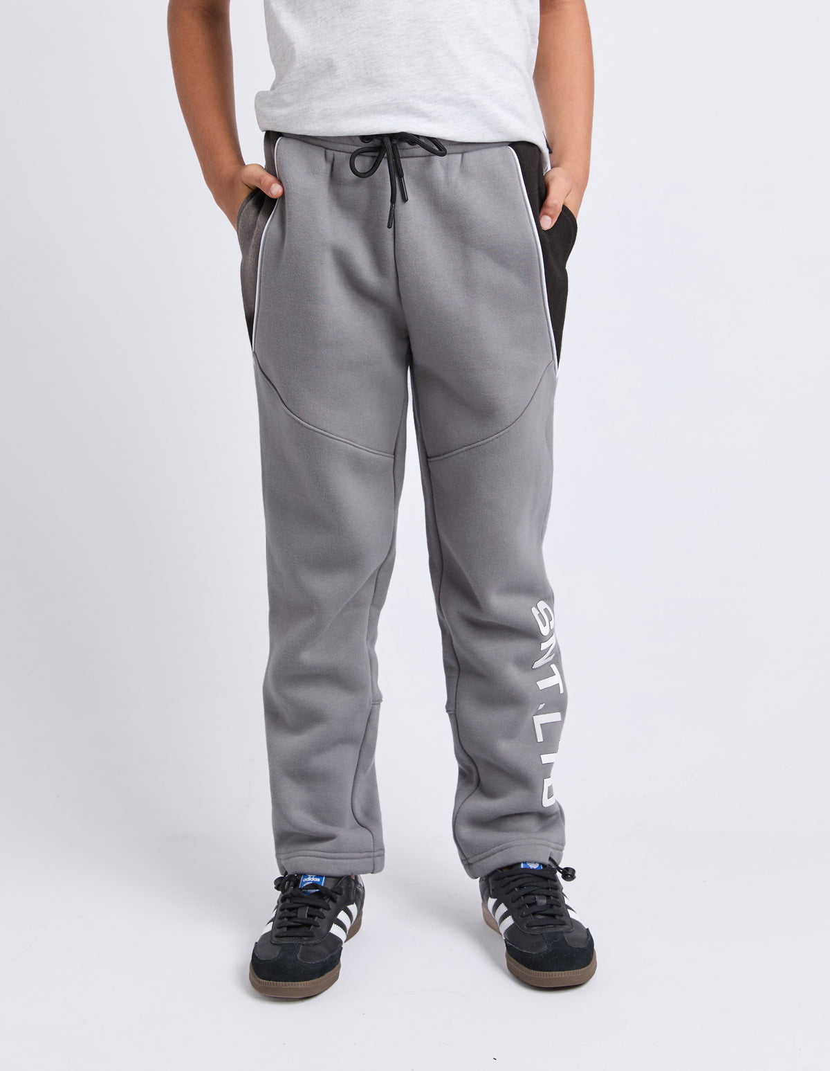 Teen Pitch Trackpant Charcoal