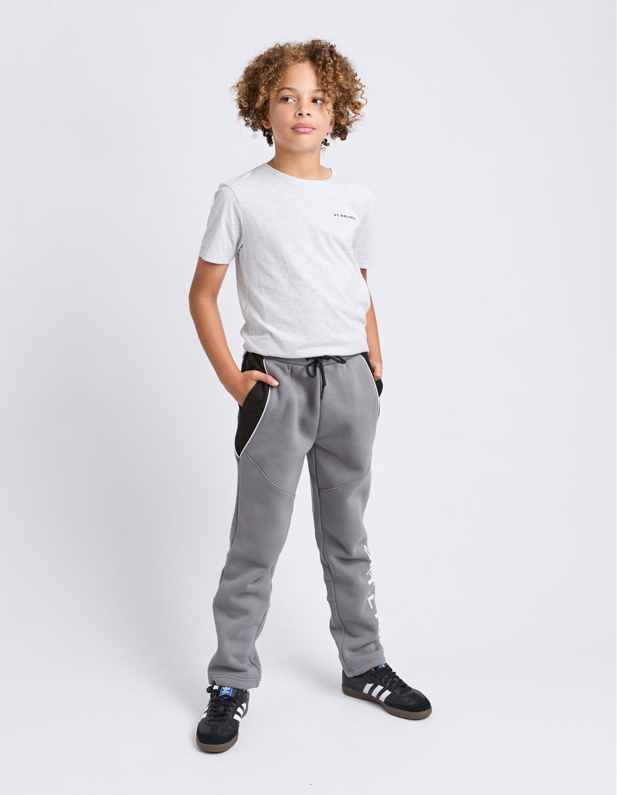 Teen Pitch Trackpant Charcoal
