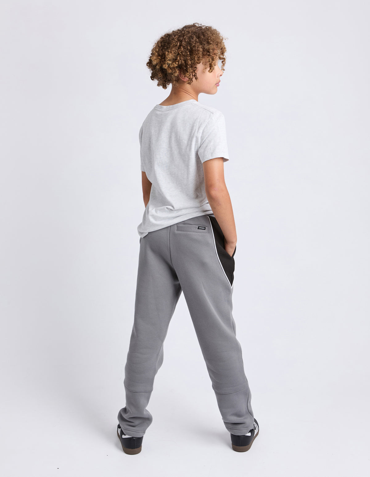 Teen Pitch Trackpant Charcoal
