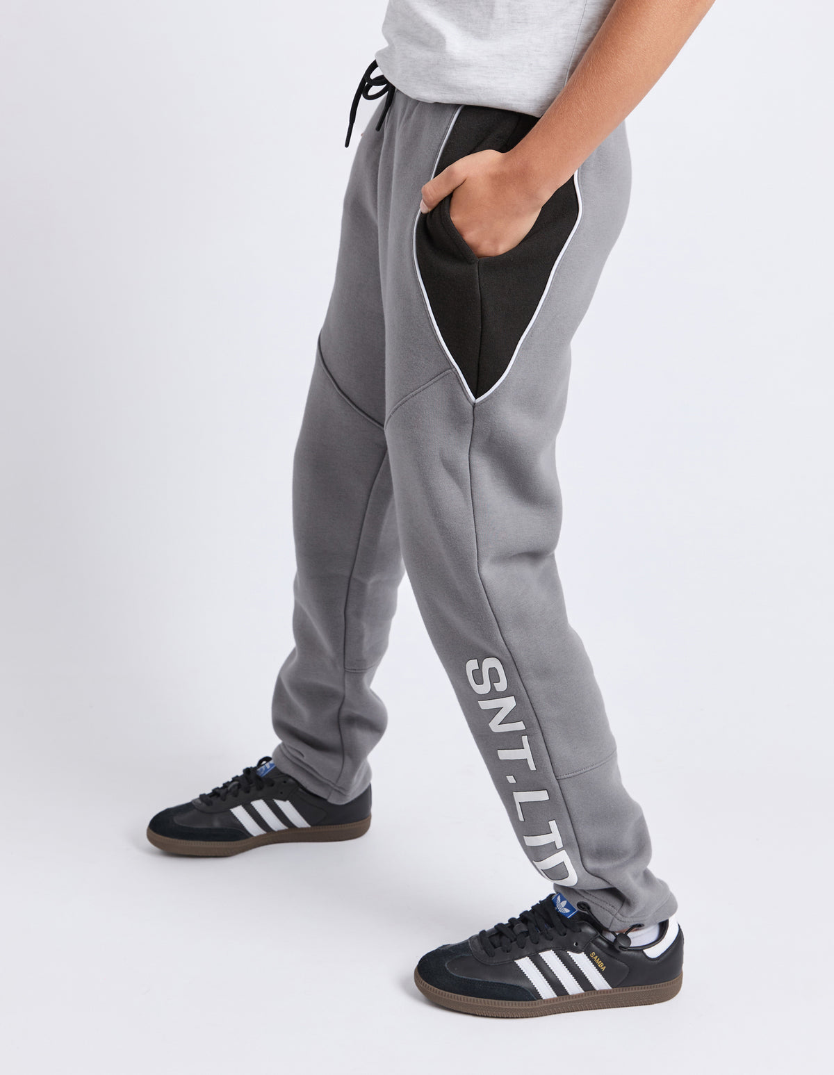 Teen Pitch Trackpant Charcoal