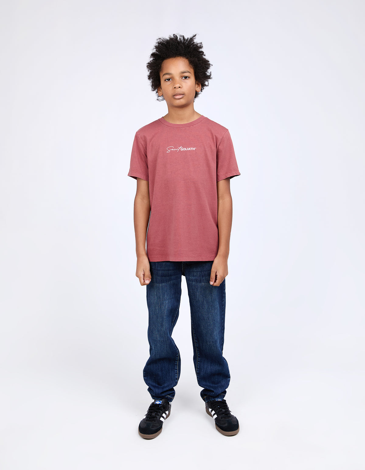 Teen Saint G Tee Crimson