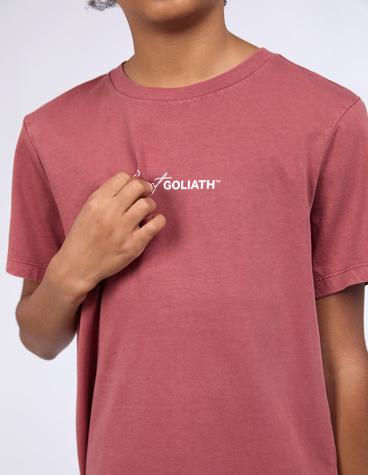 Teen Saint G Tee Crimson