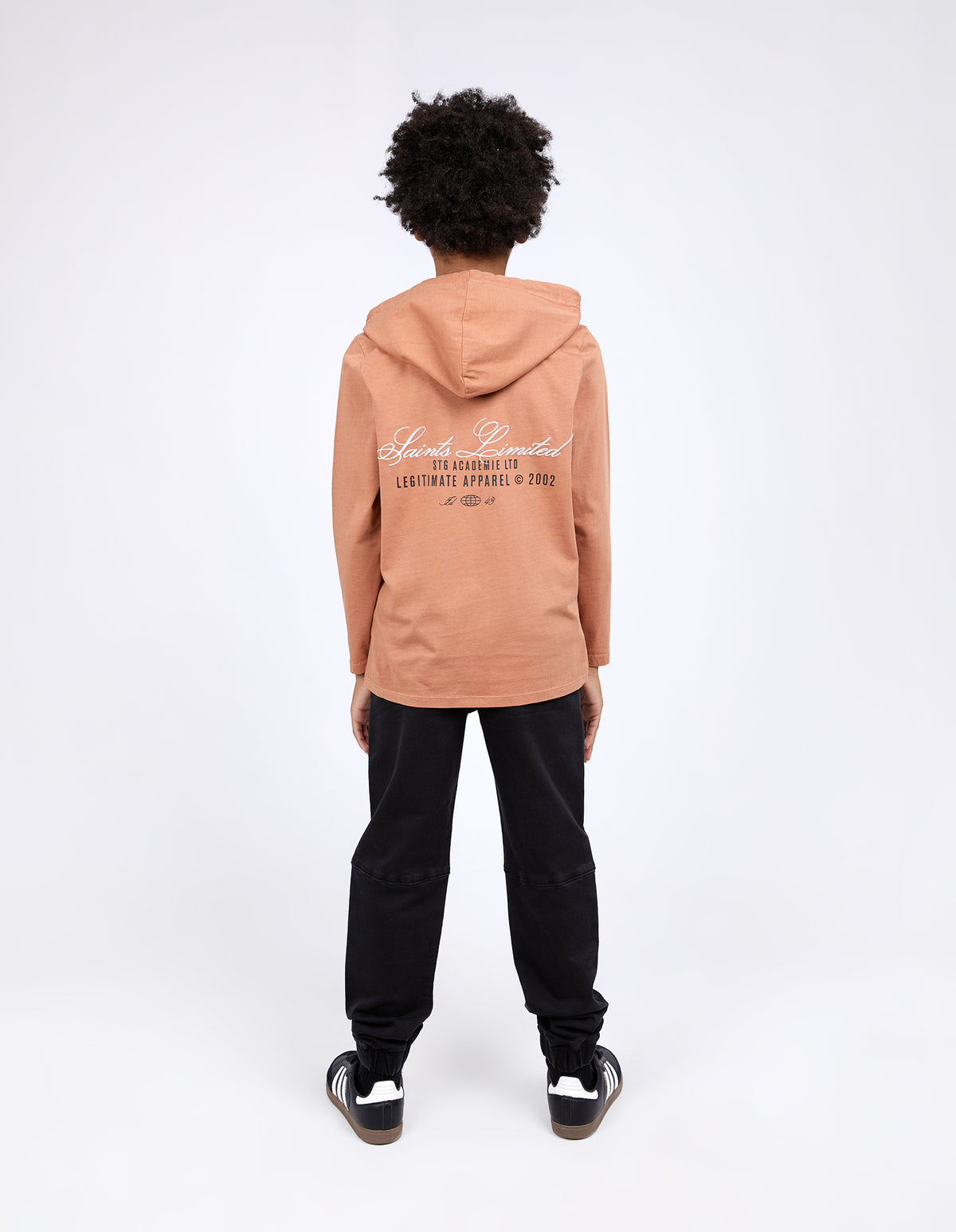 Teen Mark Hooded Tee Tan