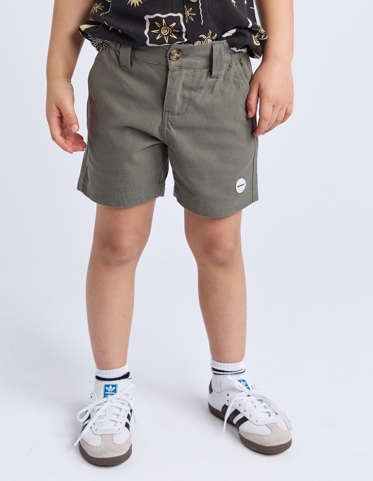 Kids Holiday Short Khaki