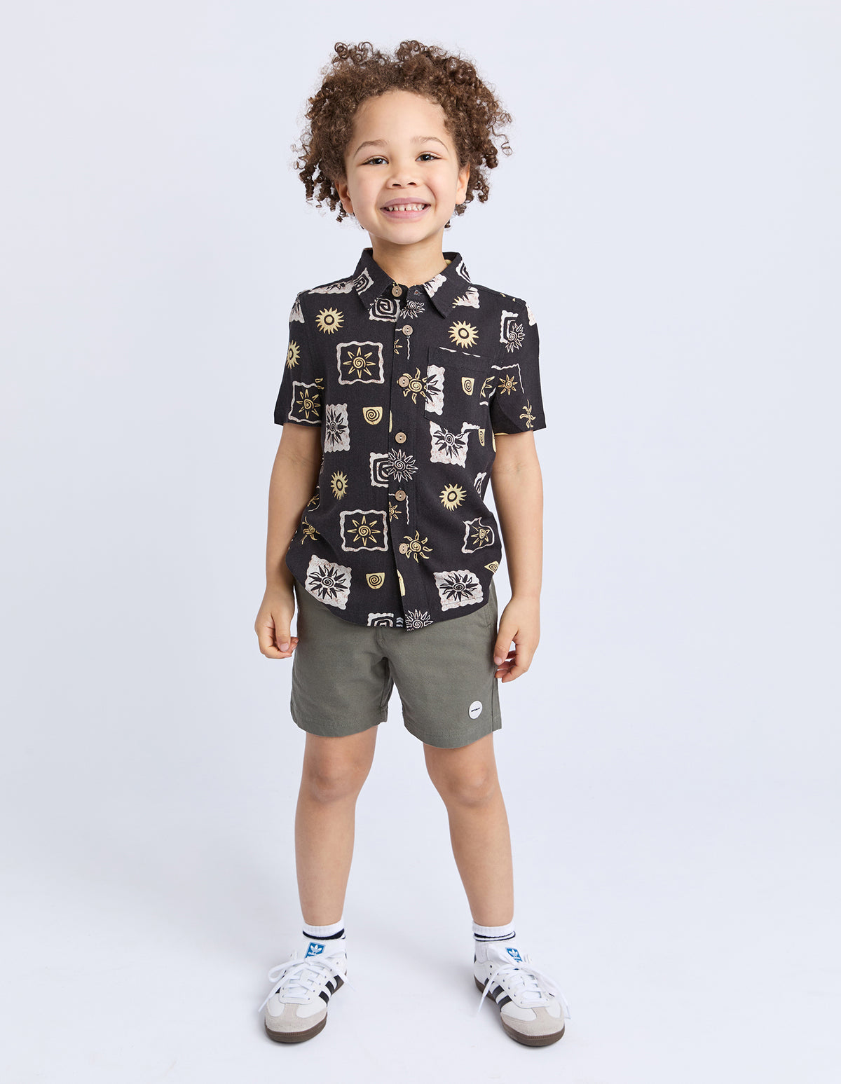 Kids Holiday Short Khaki
