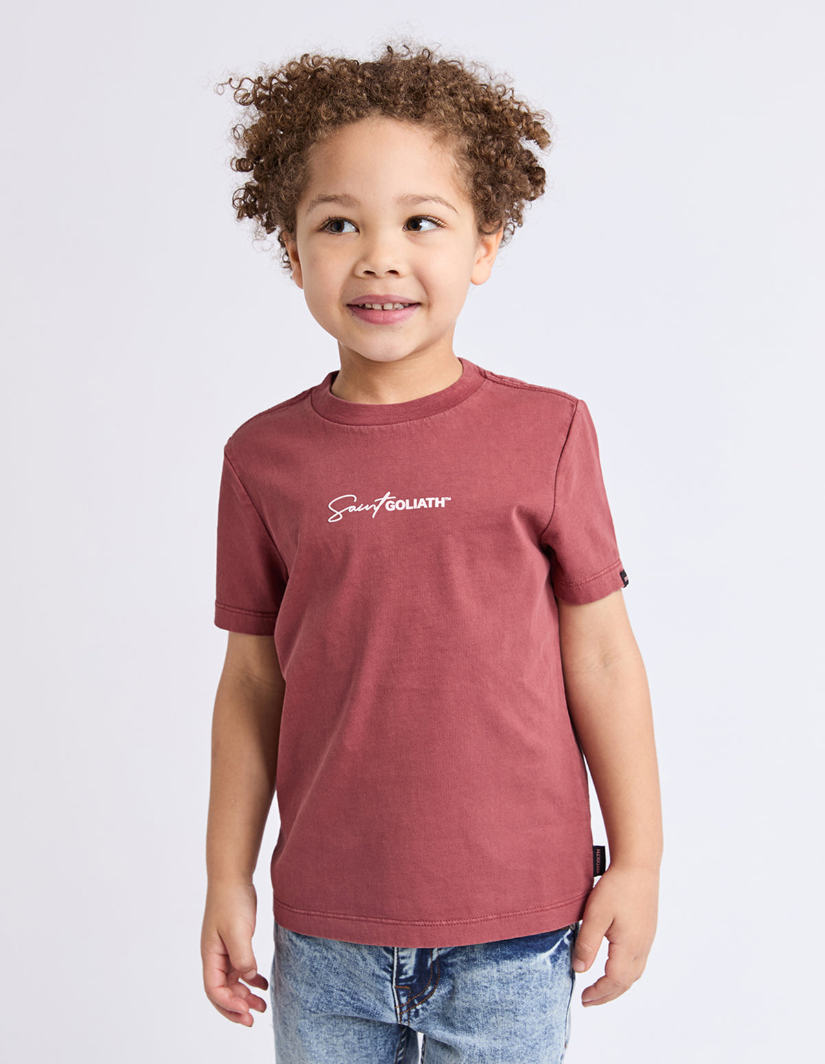 Kids Saint G Tee Crimson