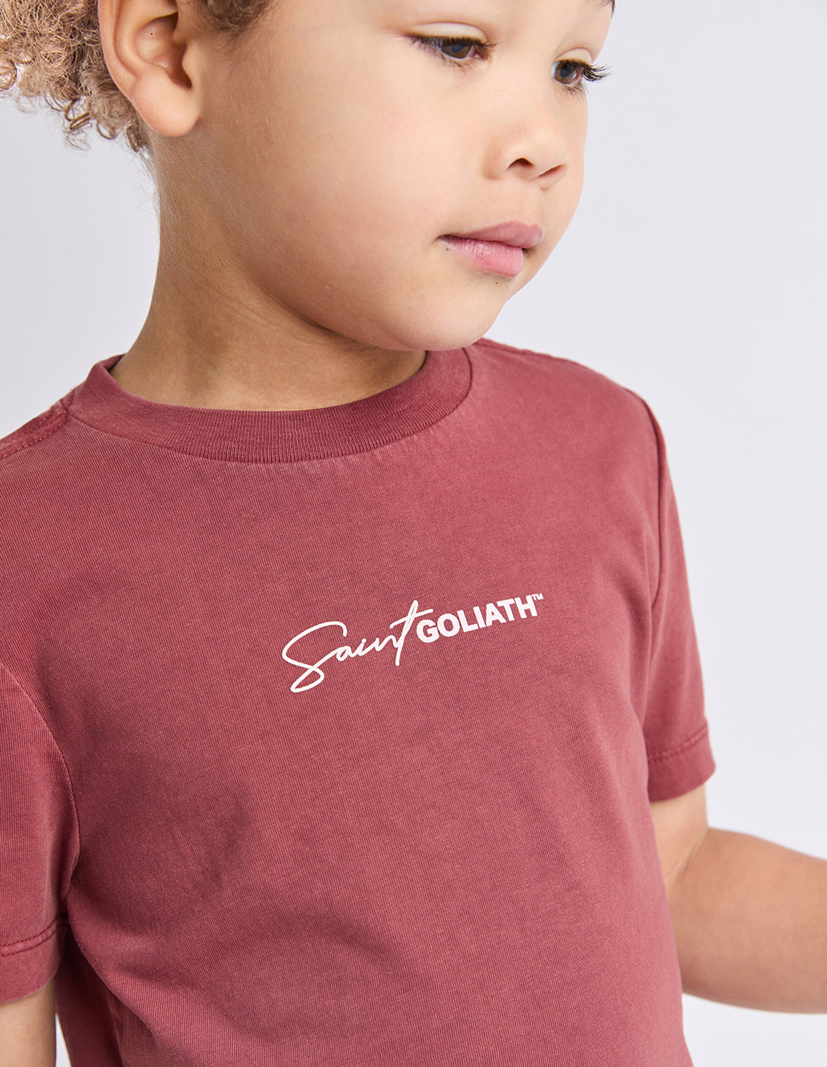 Kids Saint G Tee Crimson