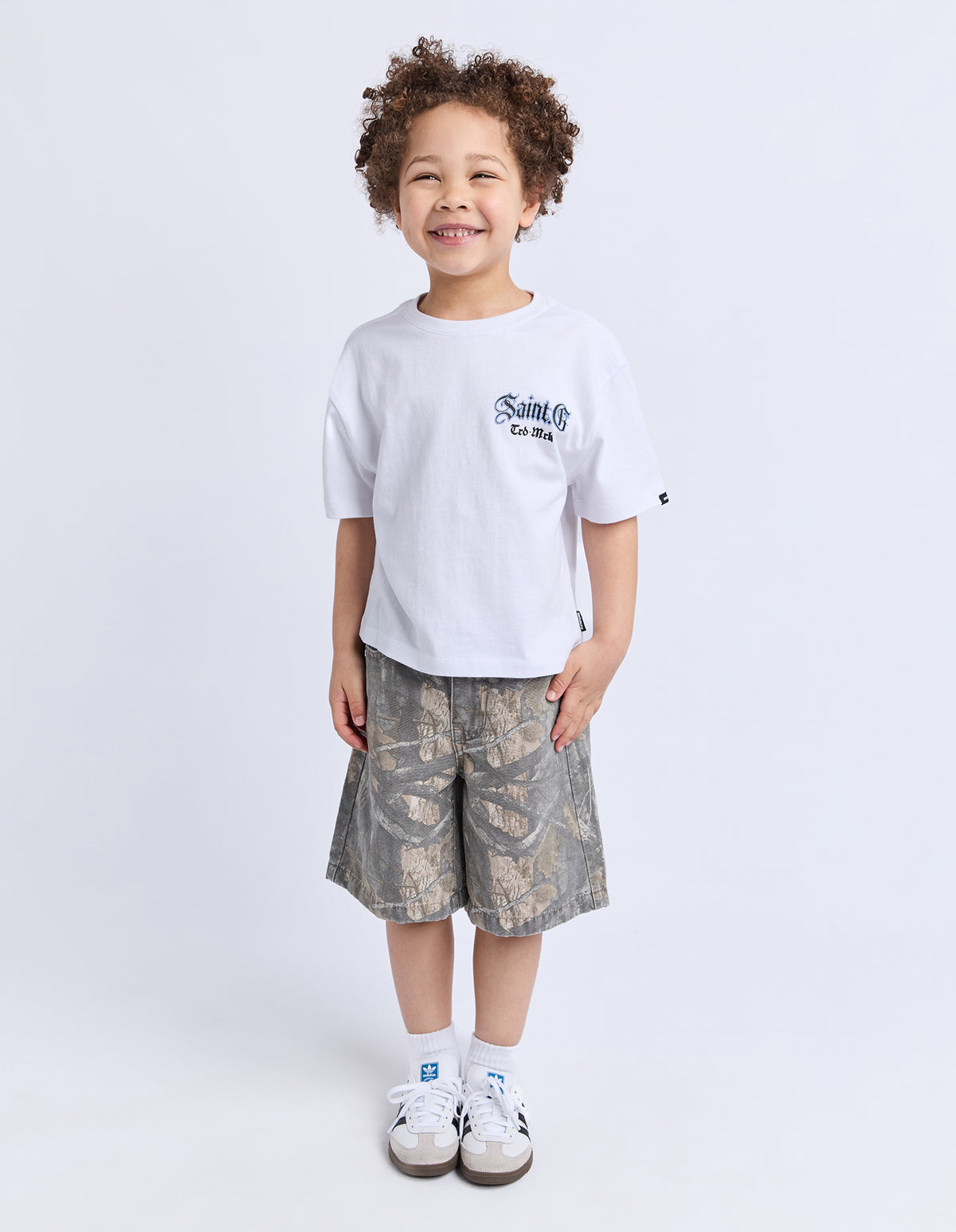 Kids Turntable Tee White