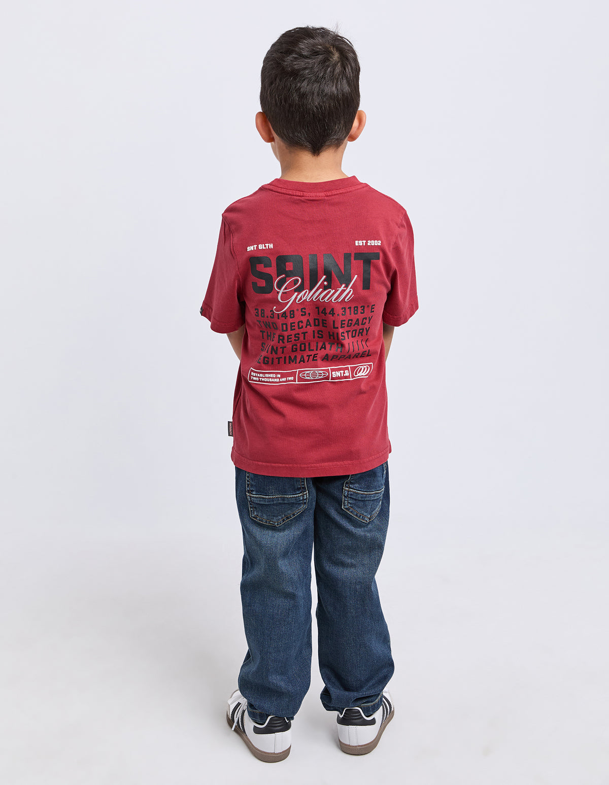 Kids Upside Tee Red