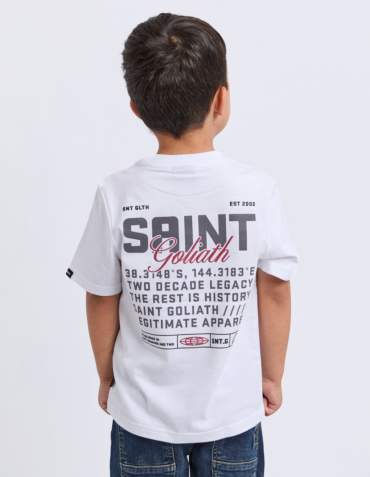 Kids Upside Tee White