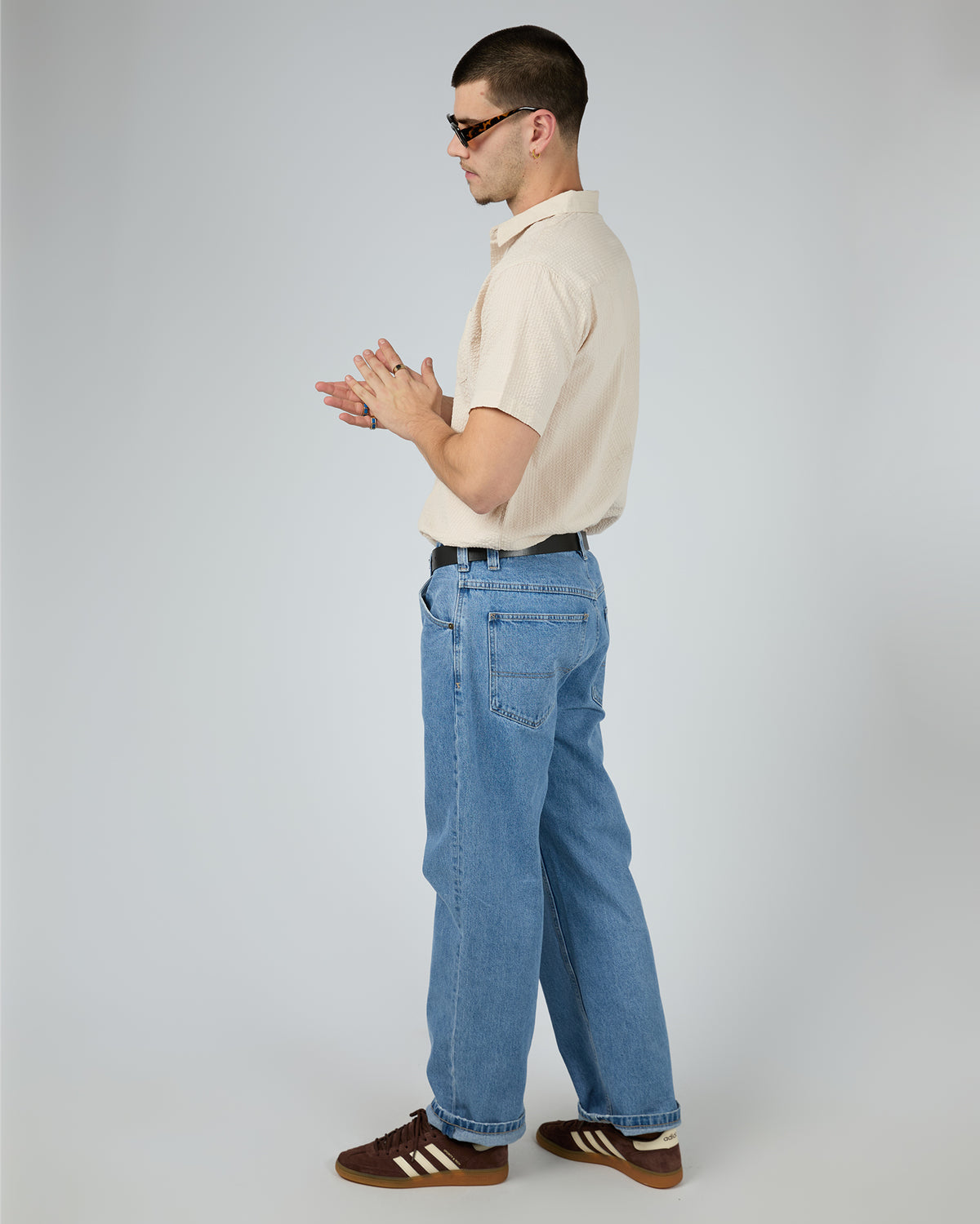 Seersucker Shirt Chalk