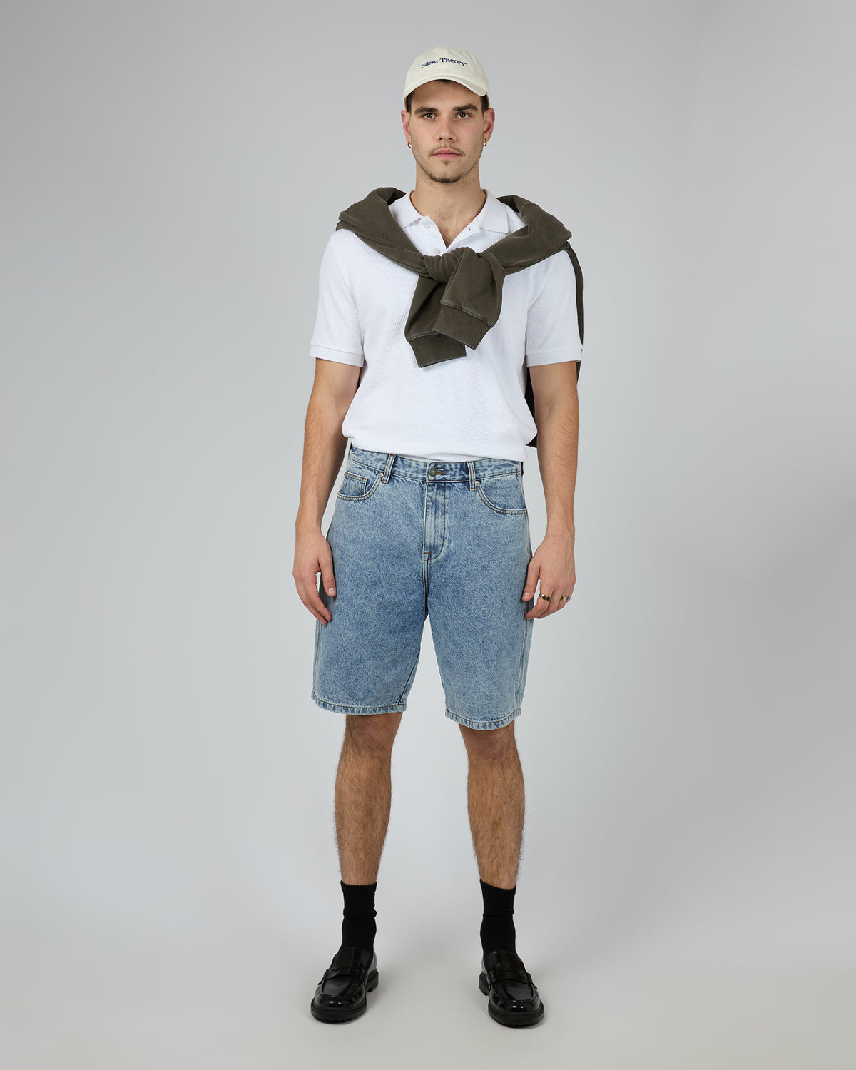 Waffle Polo White
