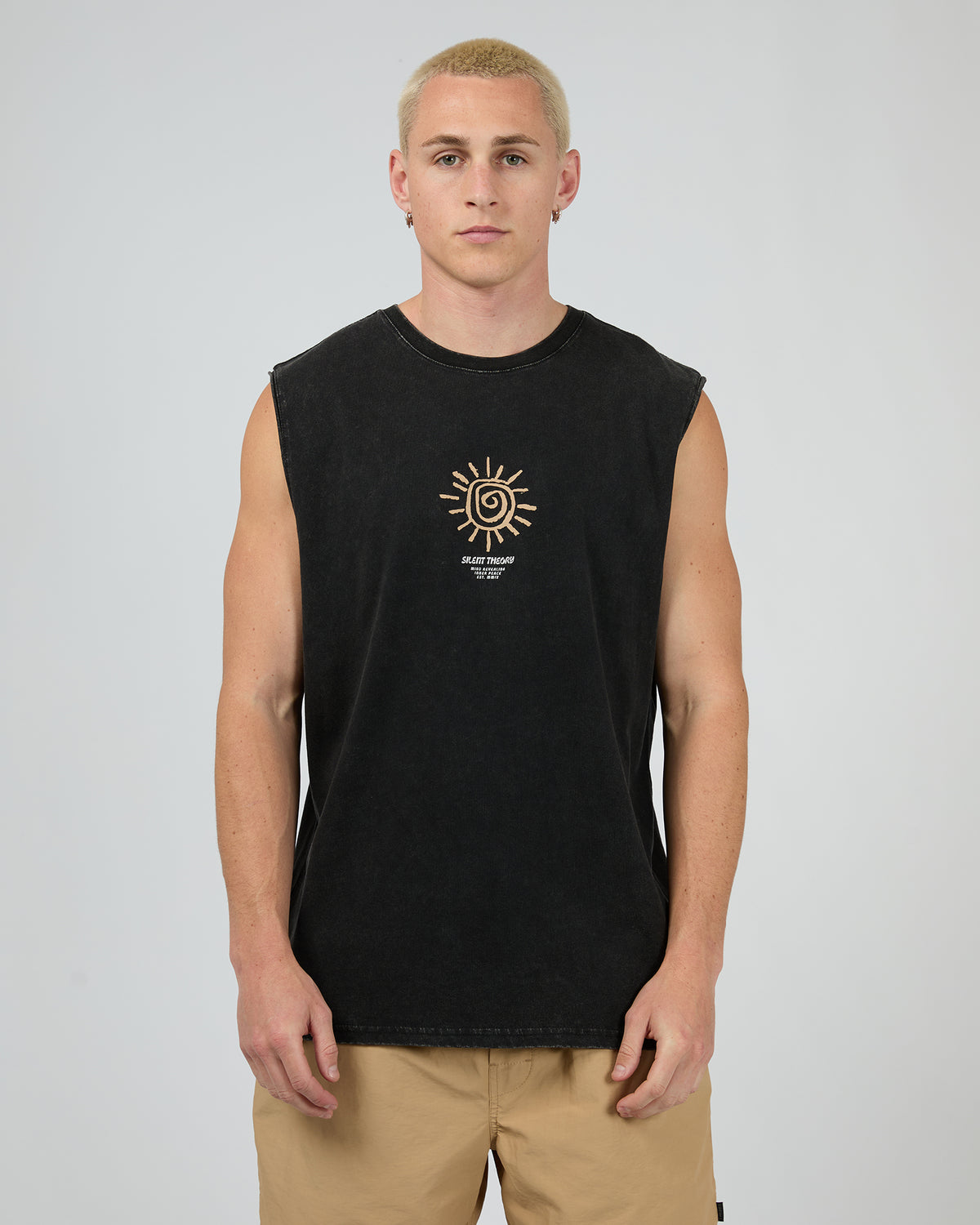 Sunny Muscle Washed Black