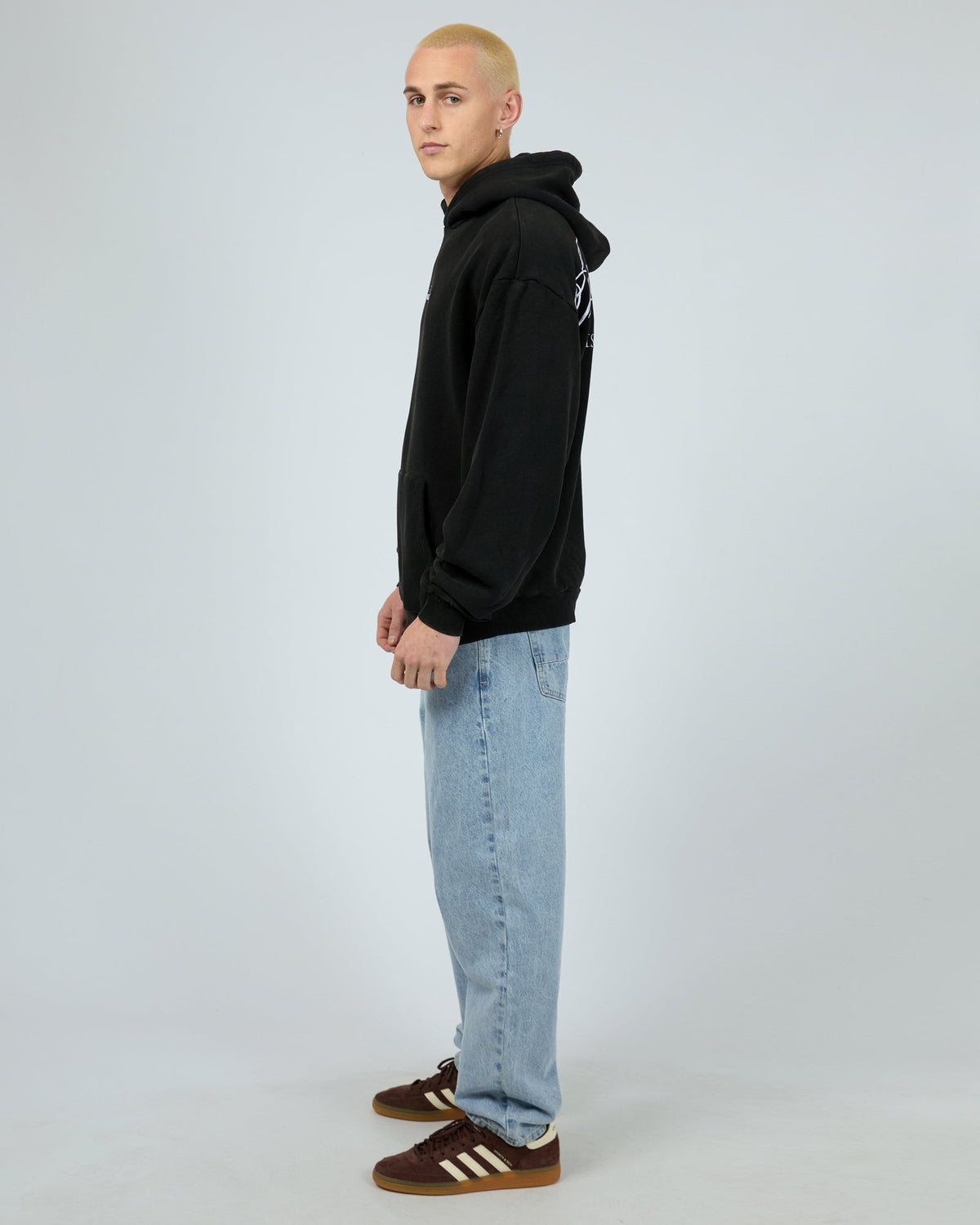 Uprising Hoodie Washed Black