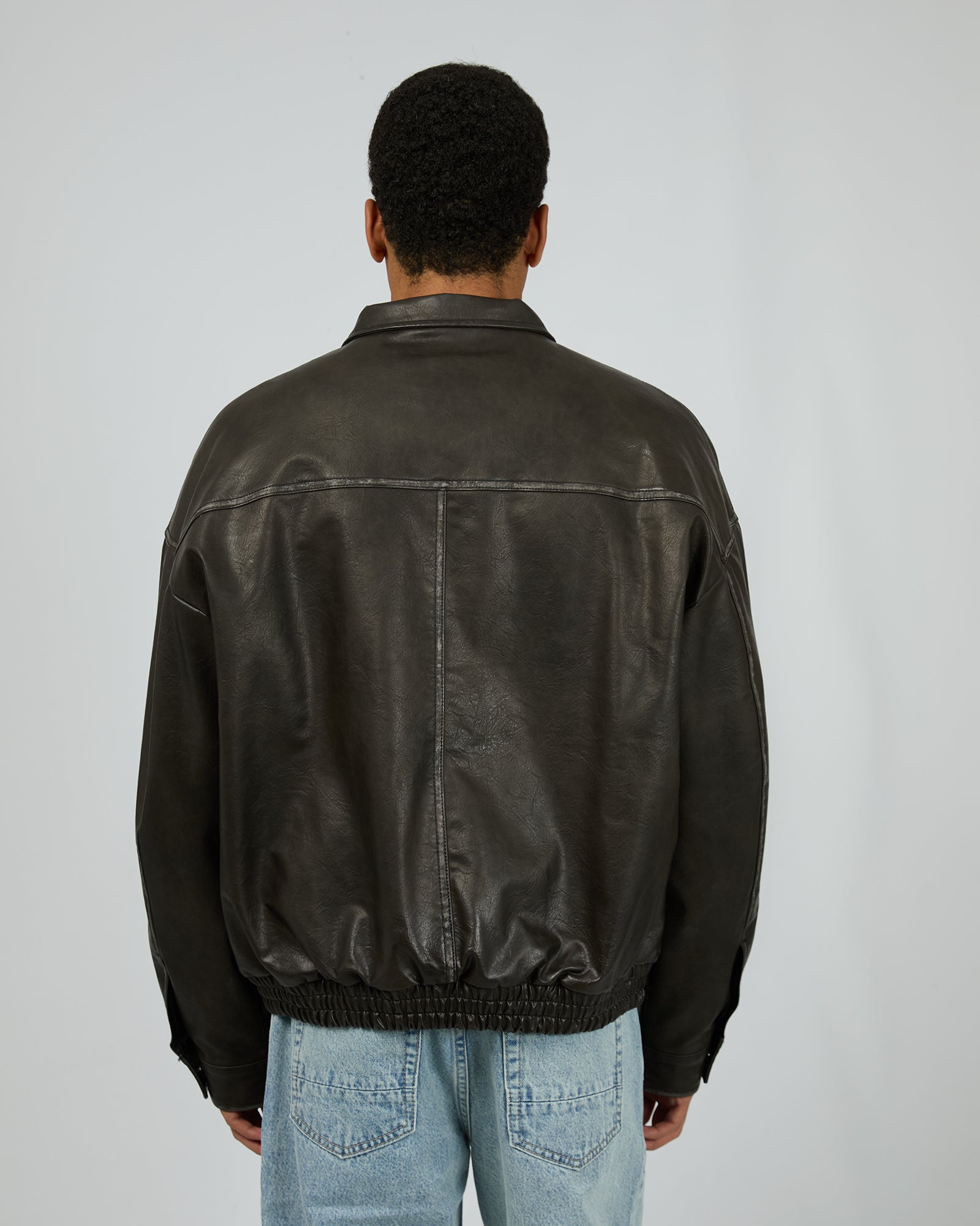 Motorcycle Leather Jackets For Men: Mens Stand Collar Leather Jacket Mens Leather Bomber Jackets Uk Zip Up Classic Faux Leather Jacket Lightweight...