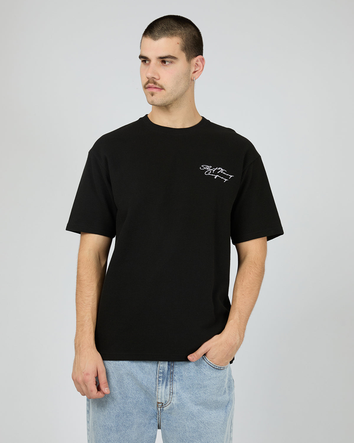 Critical Script Tee Black