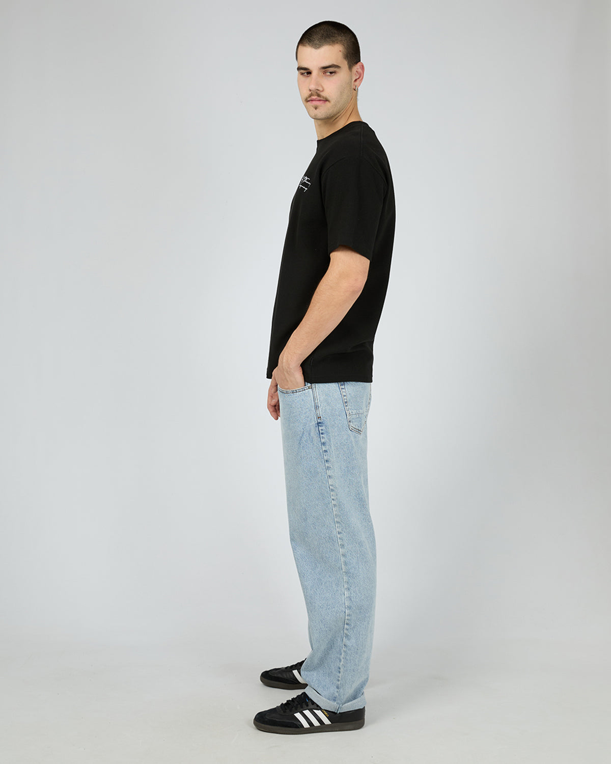 Critical Script Tee Black