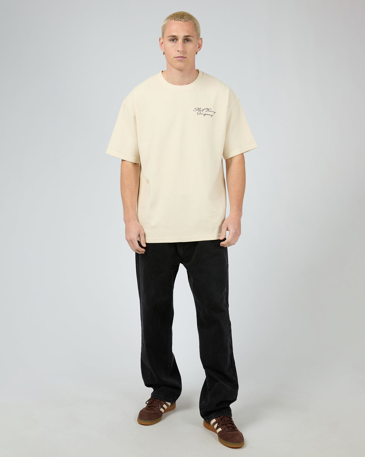 Critical Script Tee Natural