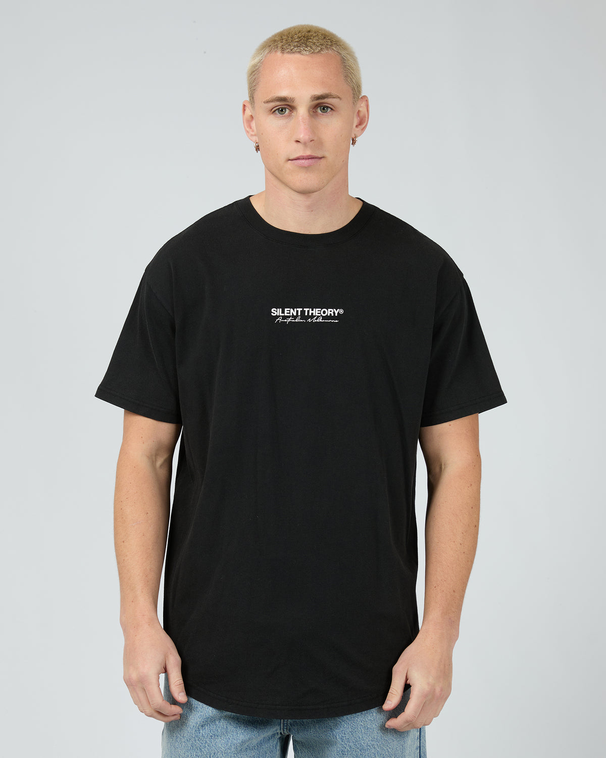 Invest Scoop Tee Washed Black