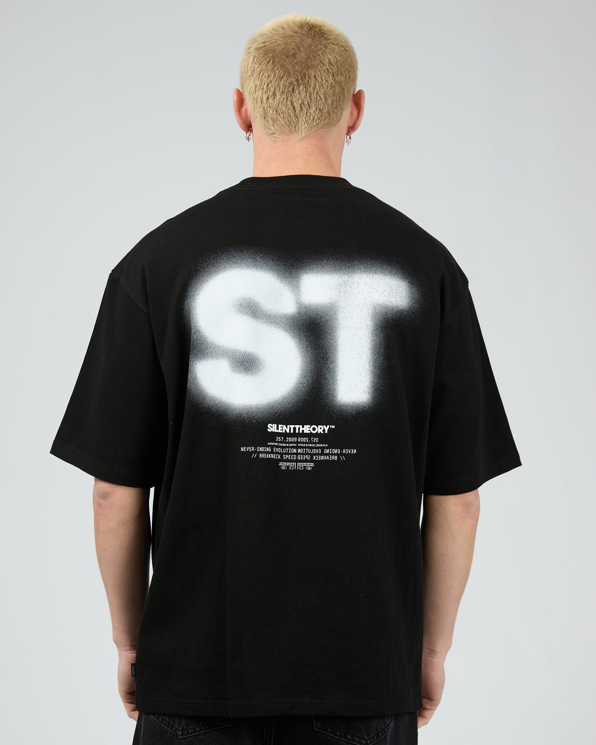 Evolution Blur Tee Black