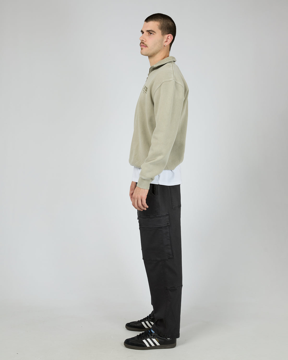 Conflict Quarter Zip Khaki