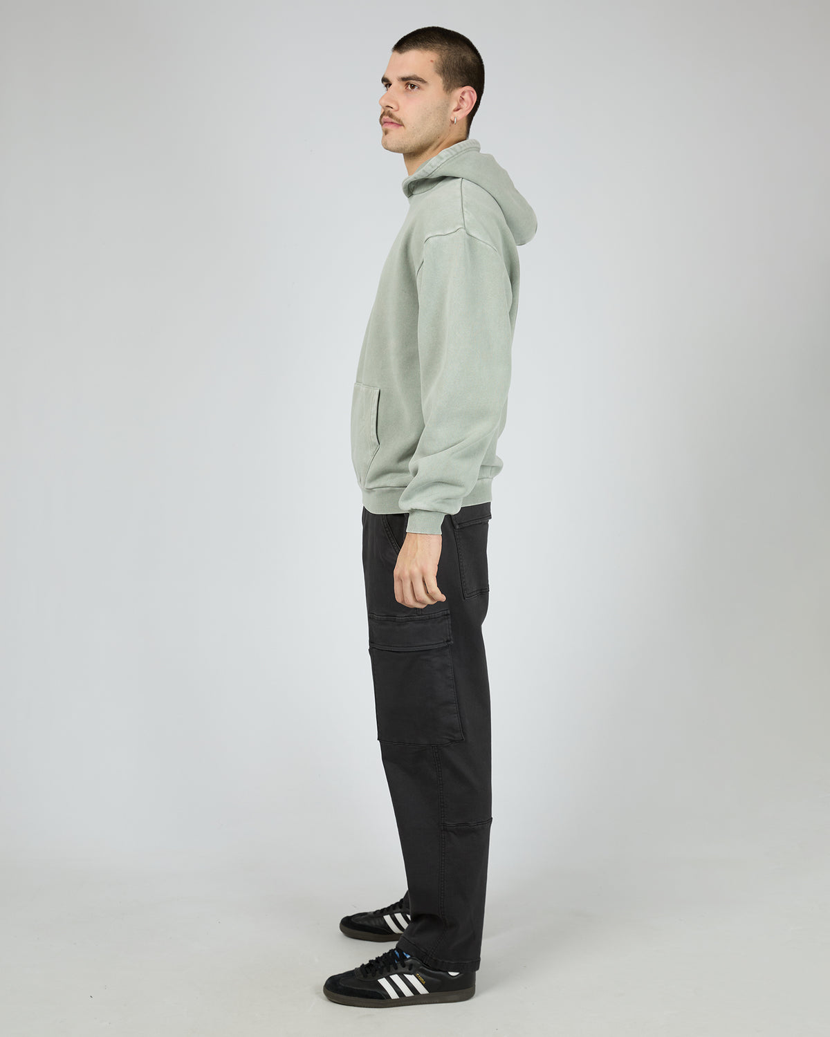 Evolution Blur Hoodie Grey