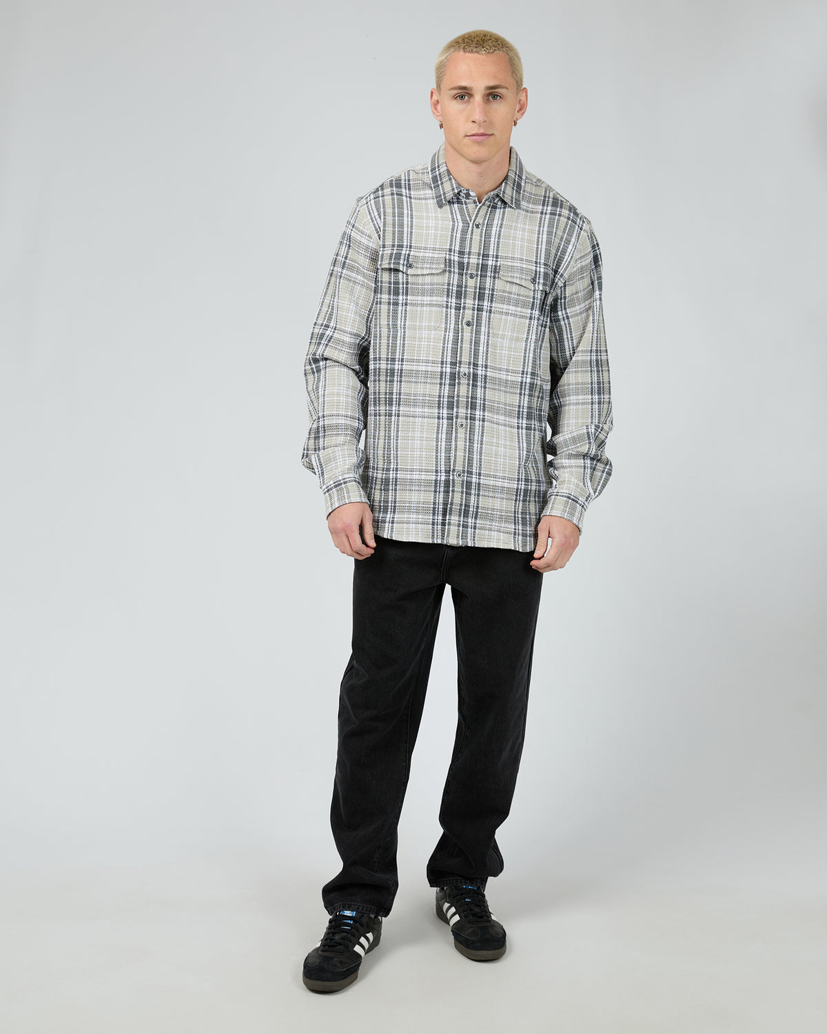 Check Waffle Shirt Multicoloured