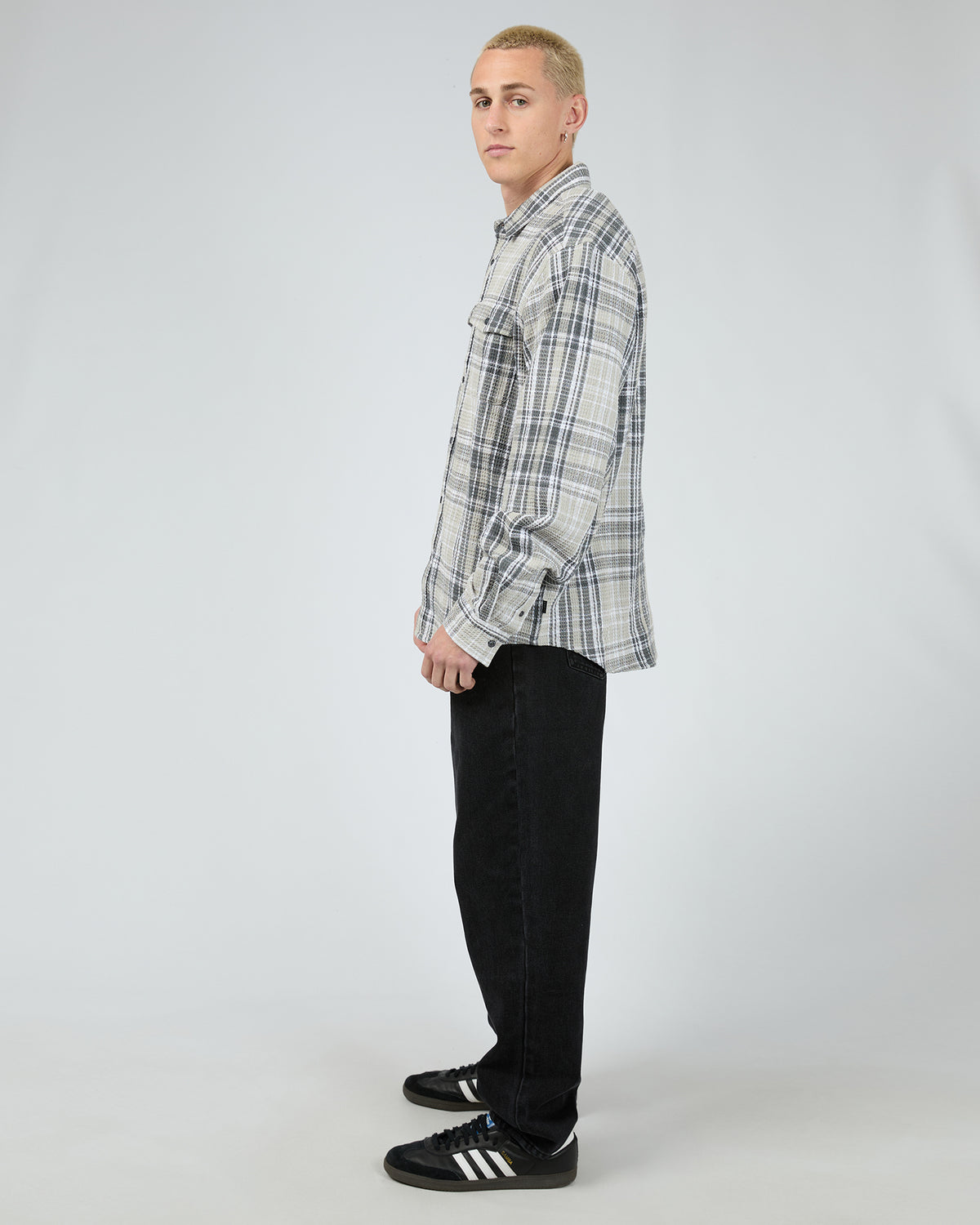 Check Waffle Shirt Multicoloured
