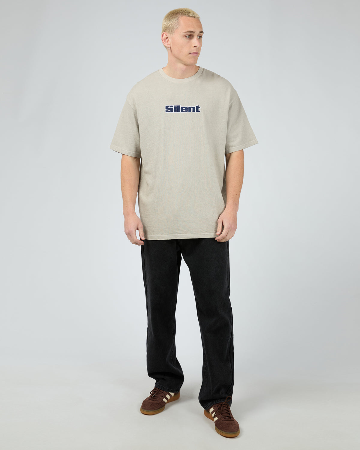 Silent Embro Tee Grey
