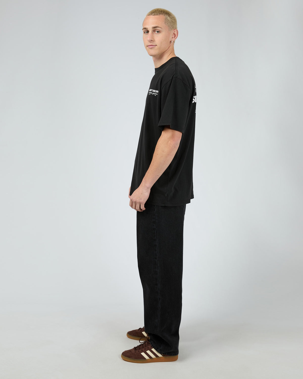 Curated Tee Washed Black