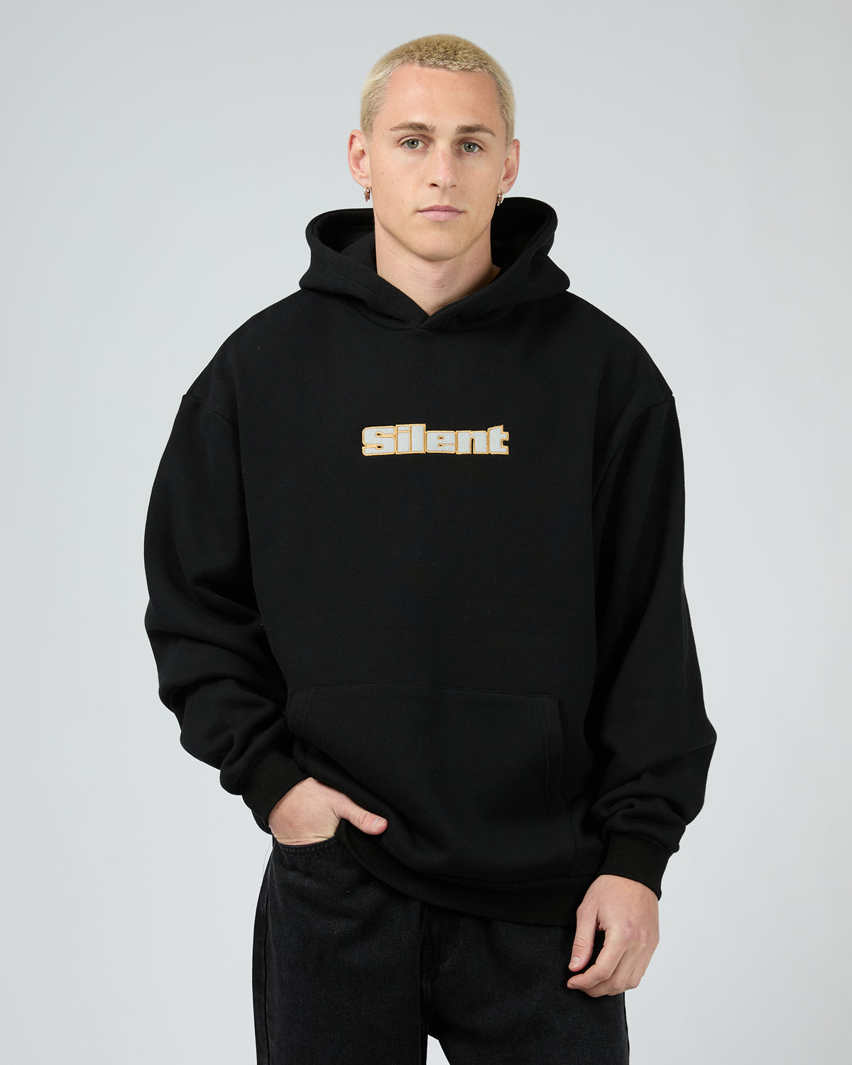 Silent Embro Hoodie Black
