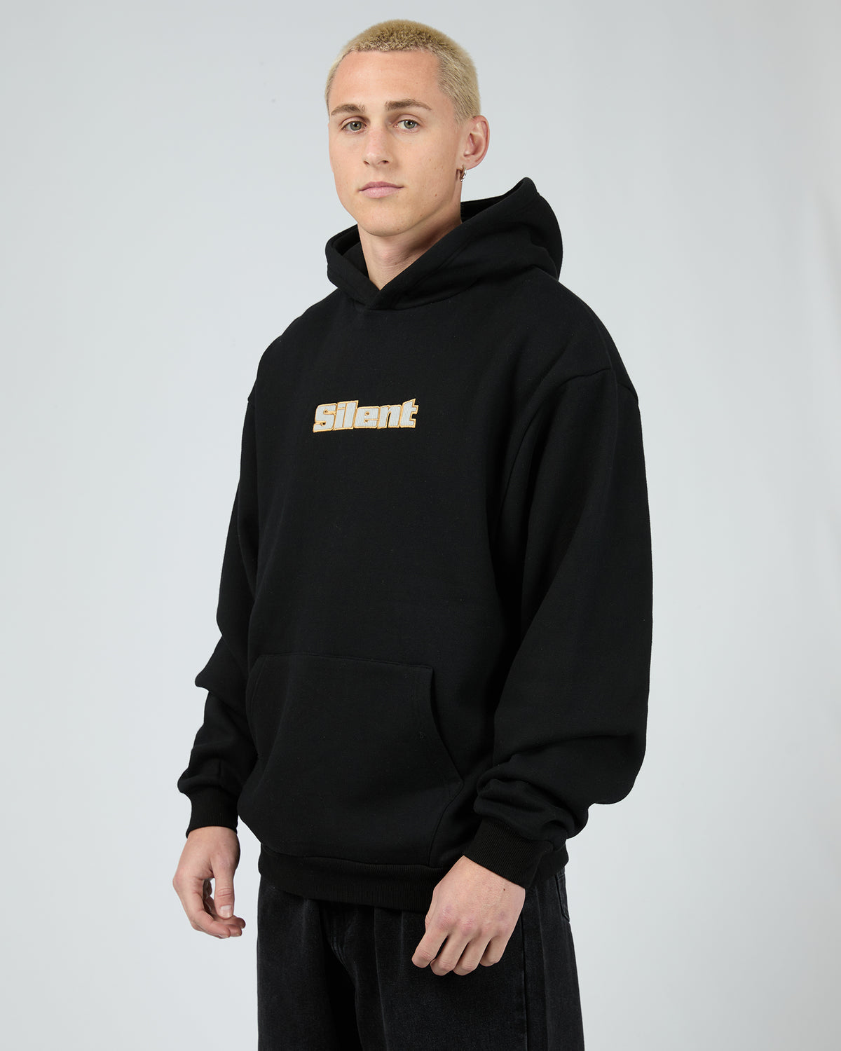 Silent Embro Hoodie Black