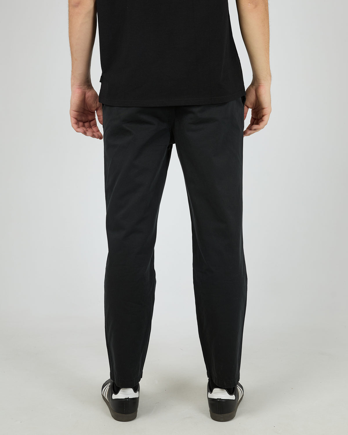 Relaxed Straight Chino Black
