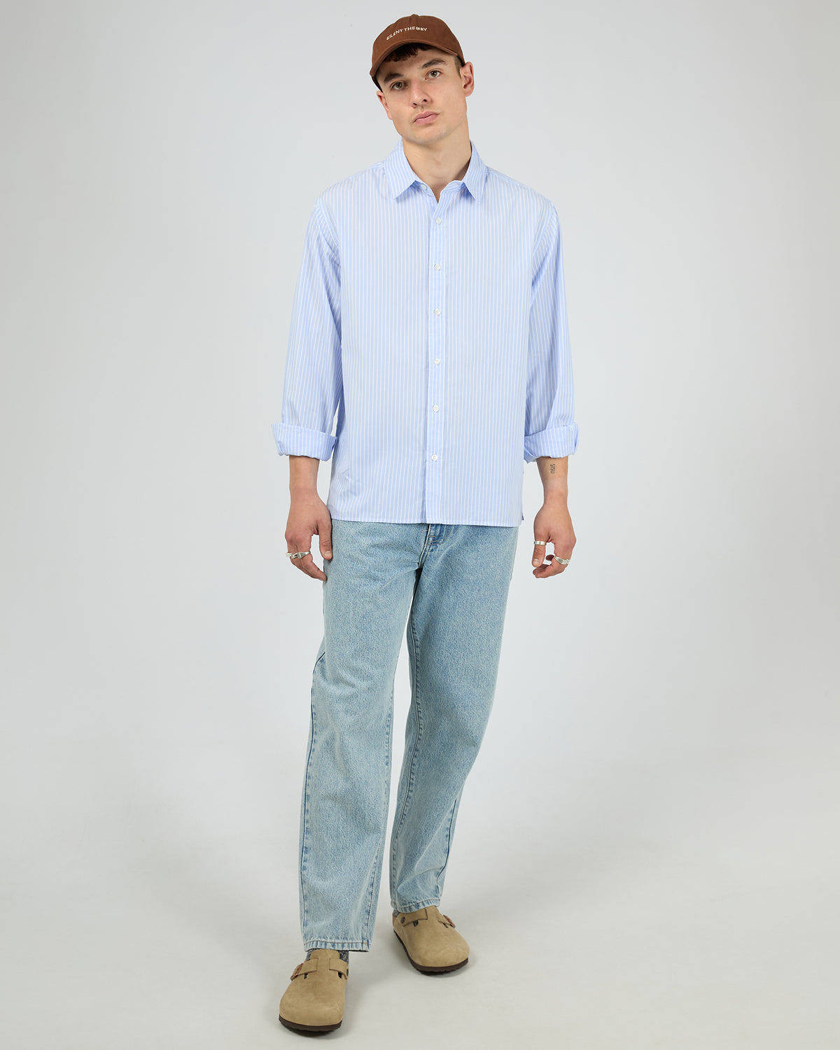 Evo Stripe Shirt Blue