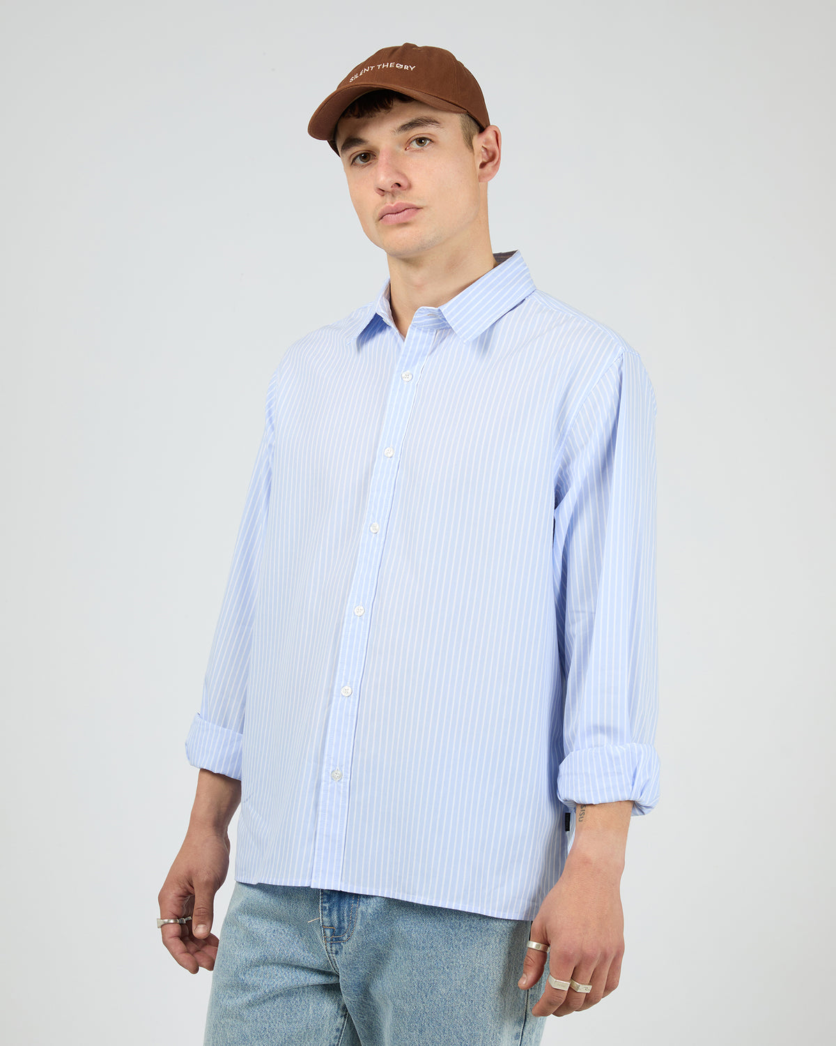 Evo Stripe Shirt Blue