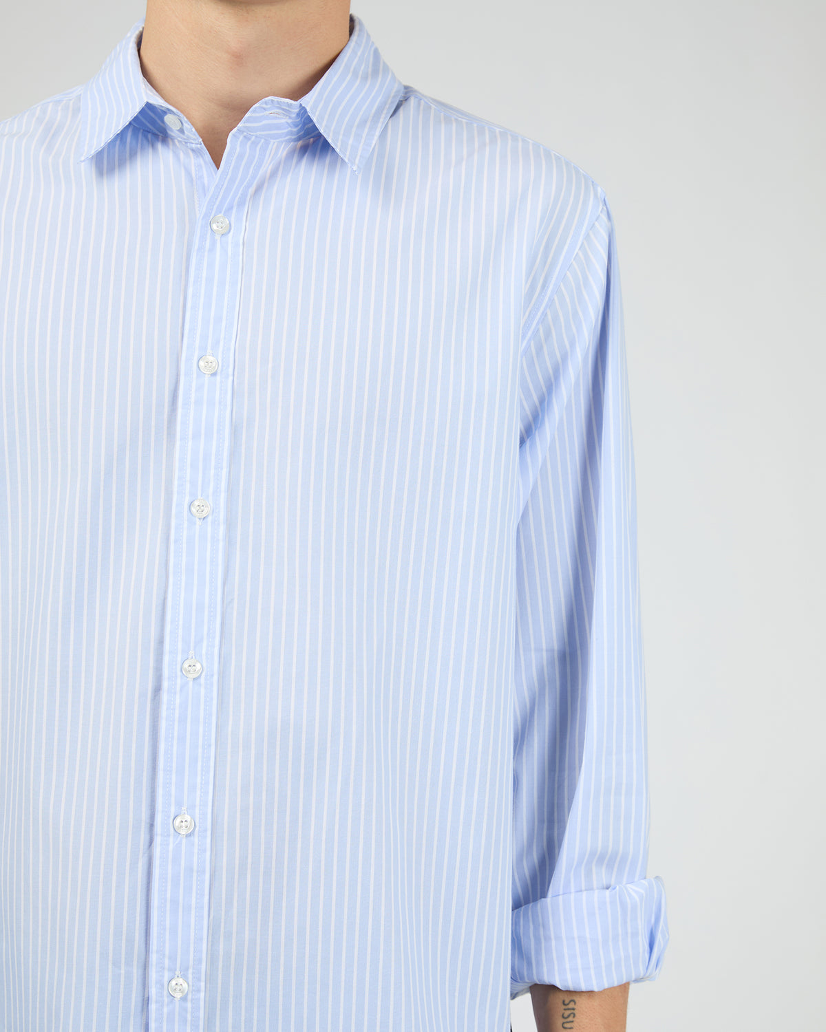 Evo Stripe Shirt Blue