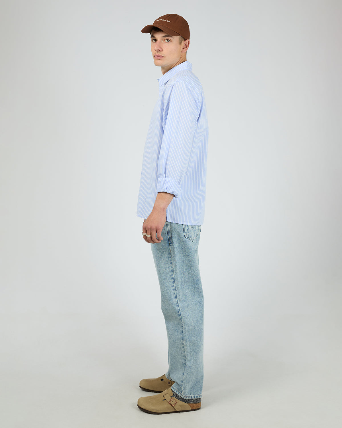 Evo Stripe Shirt Blue