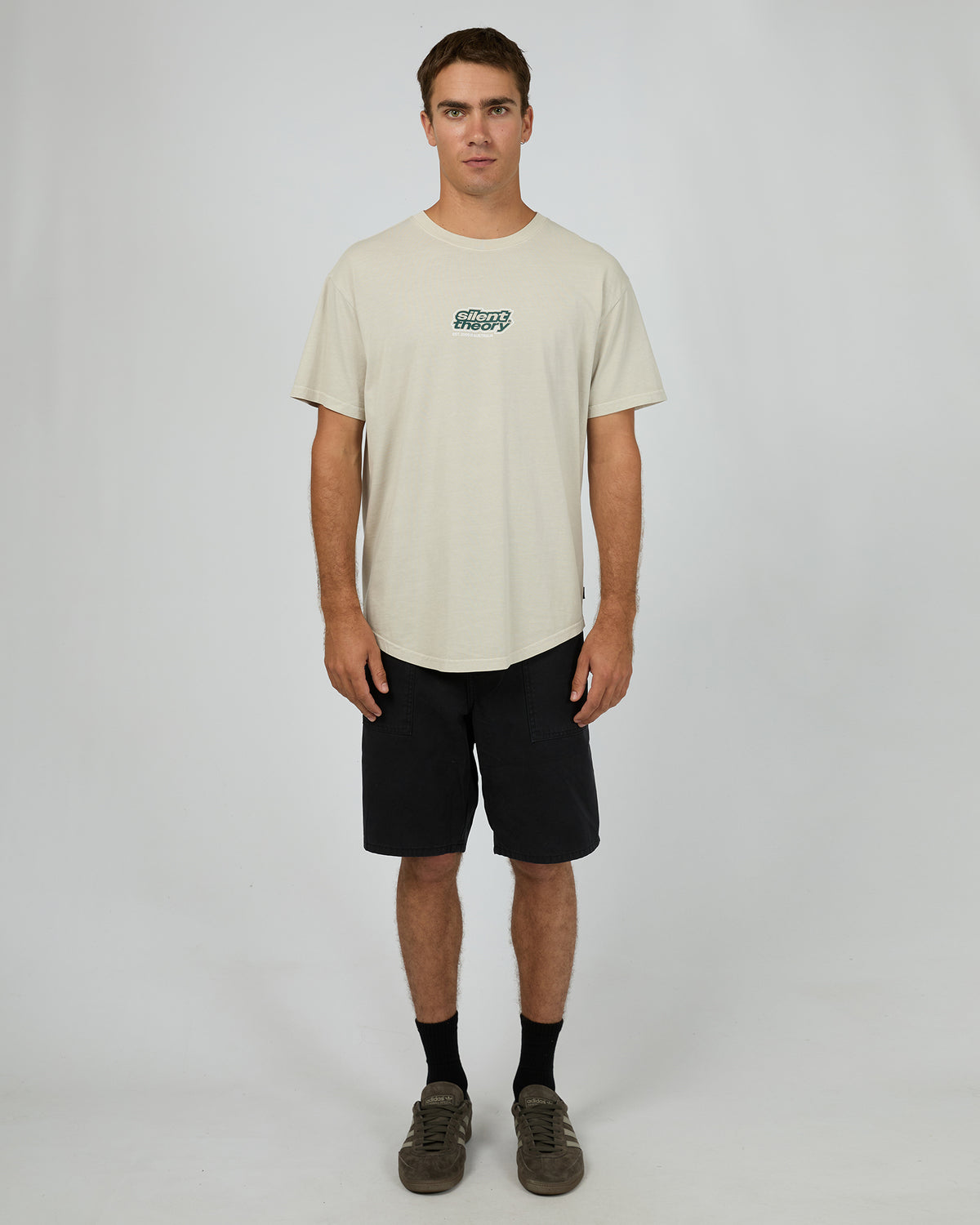 Heritage Scoop Tee Grey