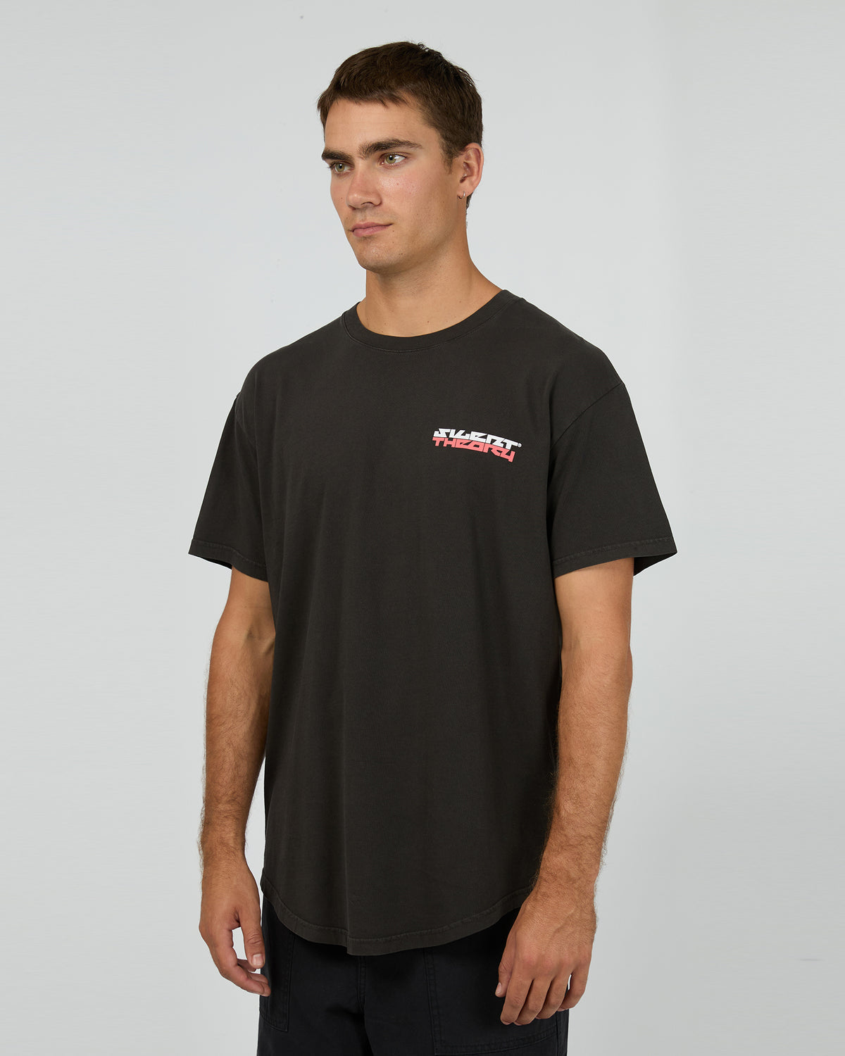 Rail Scoop Tee Charcoal