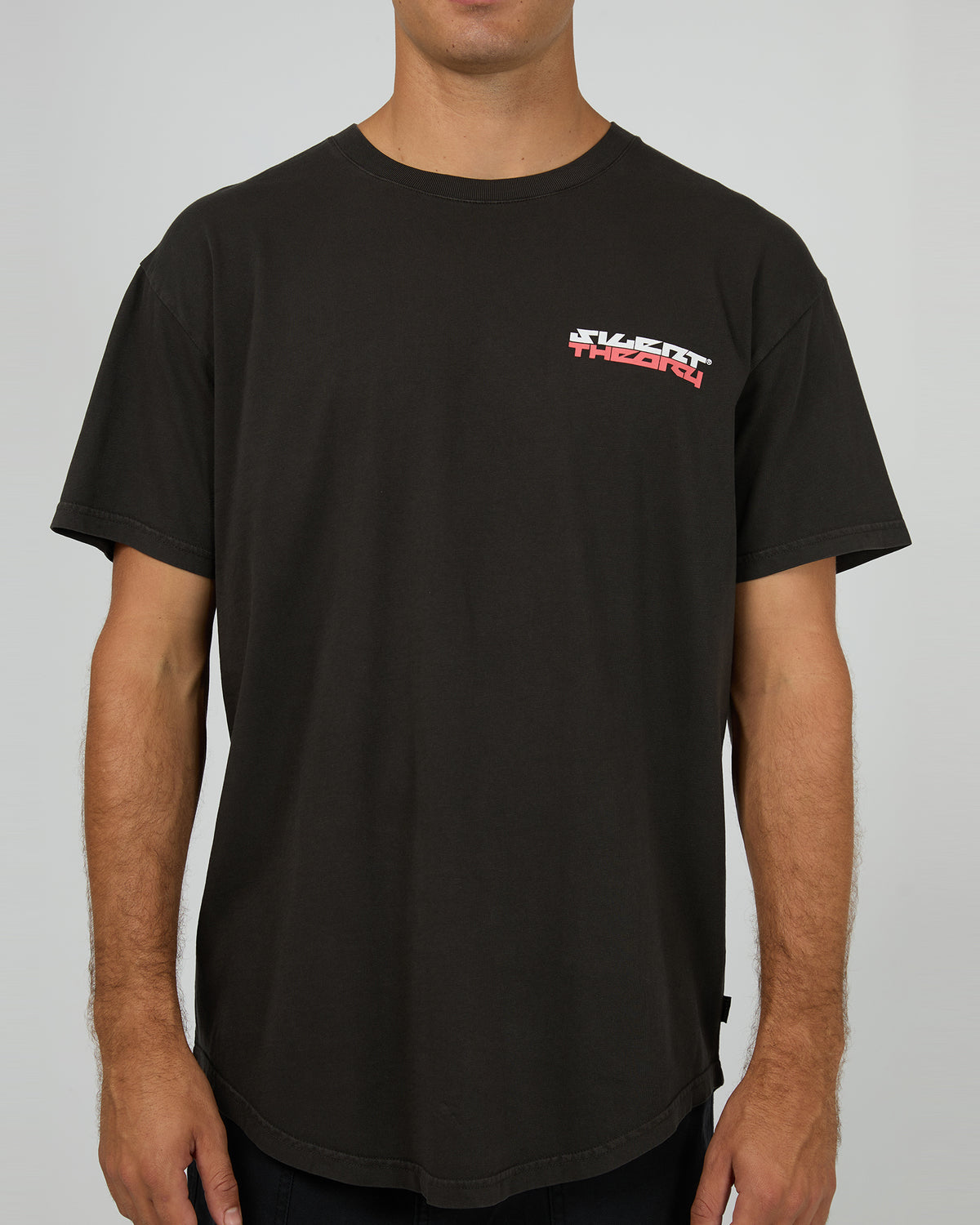 Rail Scoop Tee Charcoal