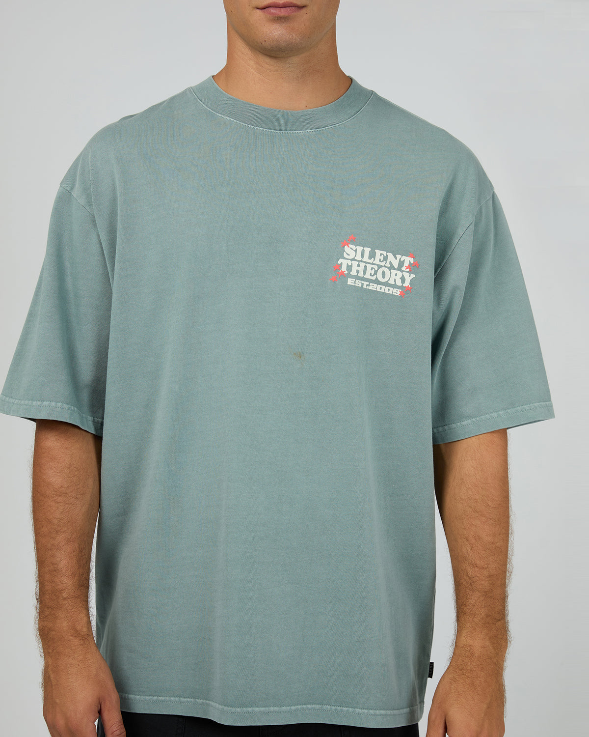 World Burn Box Tee Steel