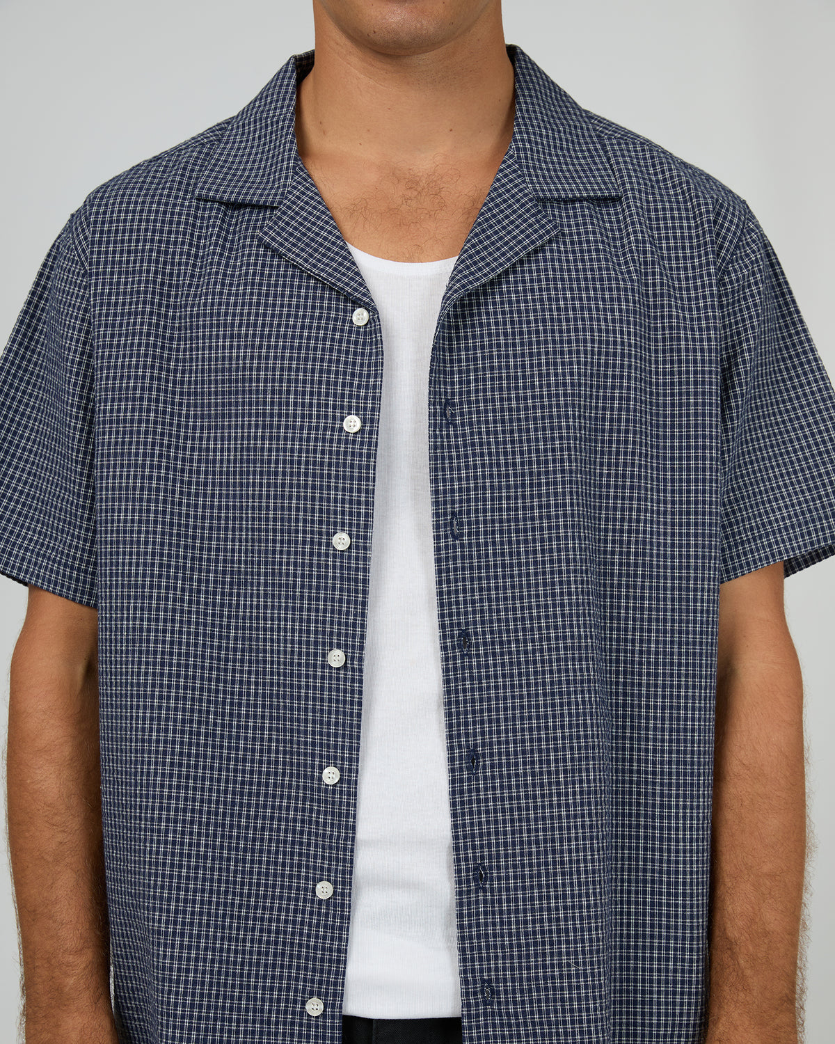 Flinders Short Sleeve Shirt Navy