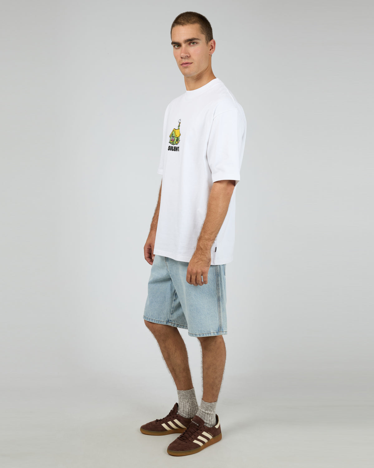 Cottage Box Tee White