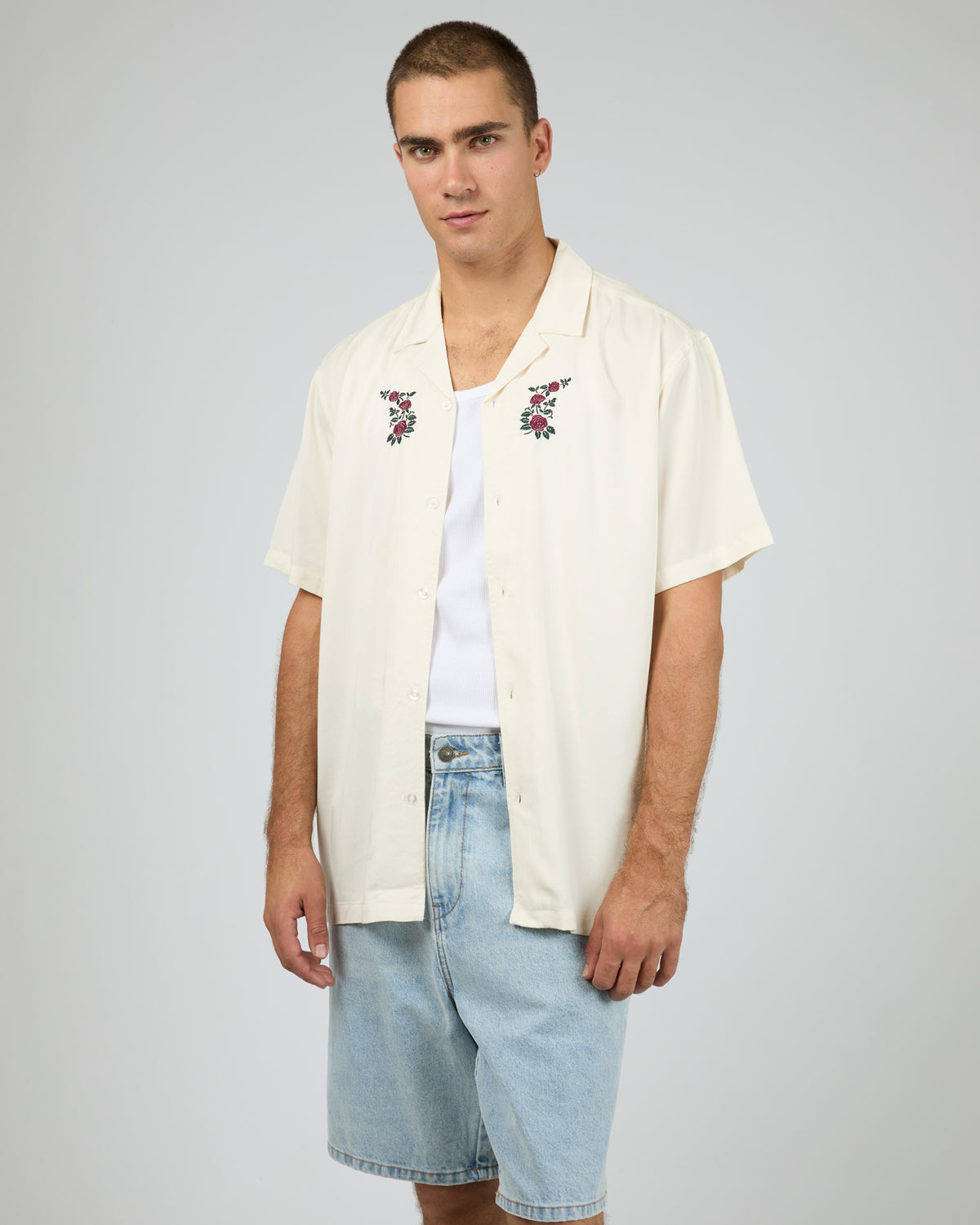 Rose Short Sleeve Shirt Natural
