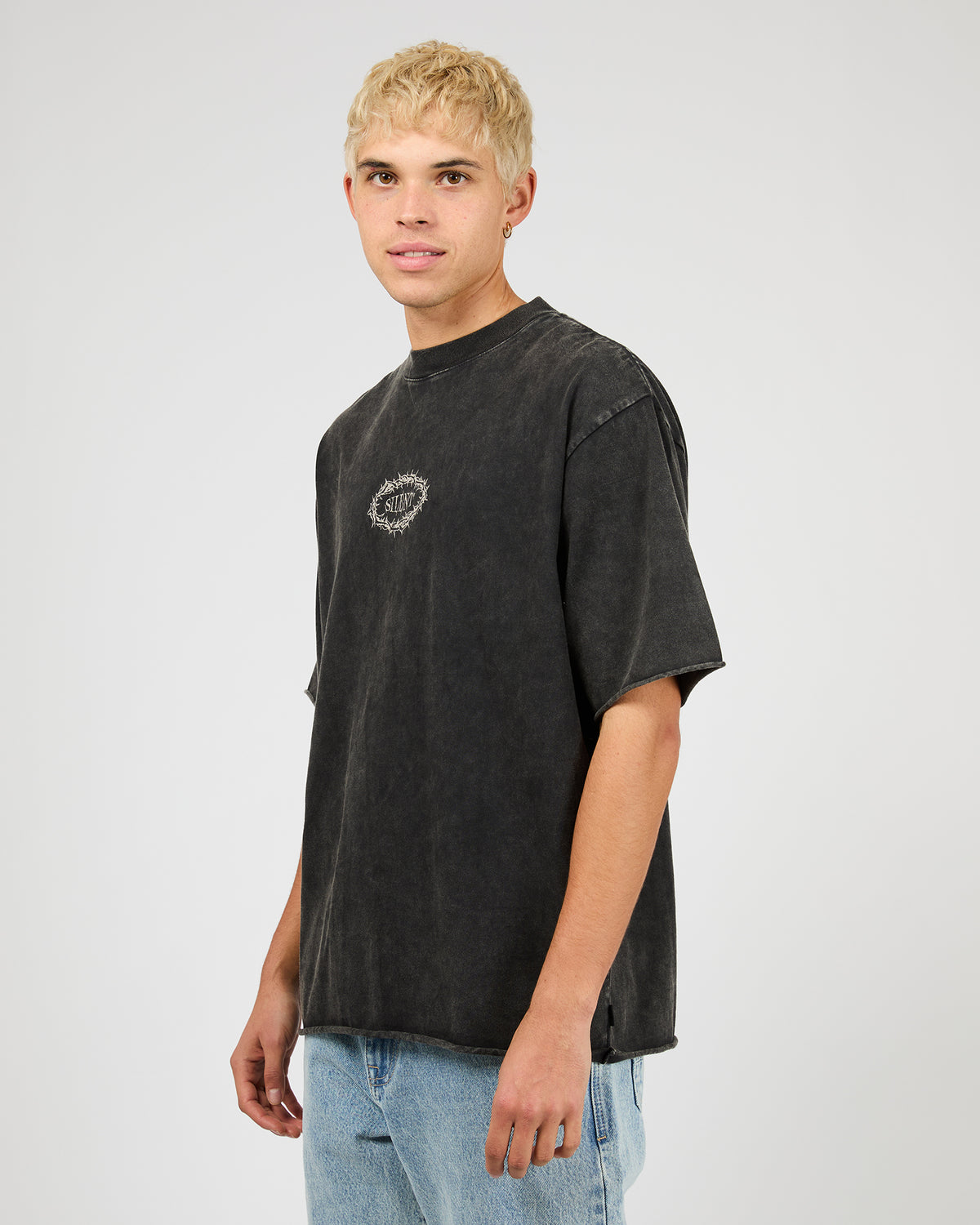 Cipher Tee Washed Black