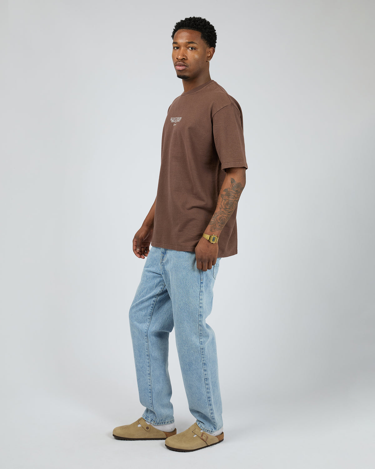 No Brainer Tee Chocolate