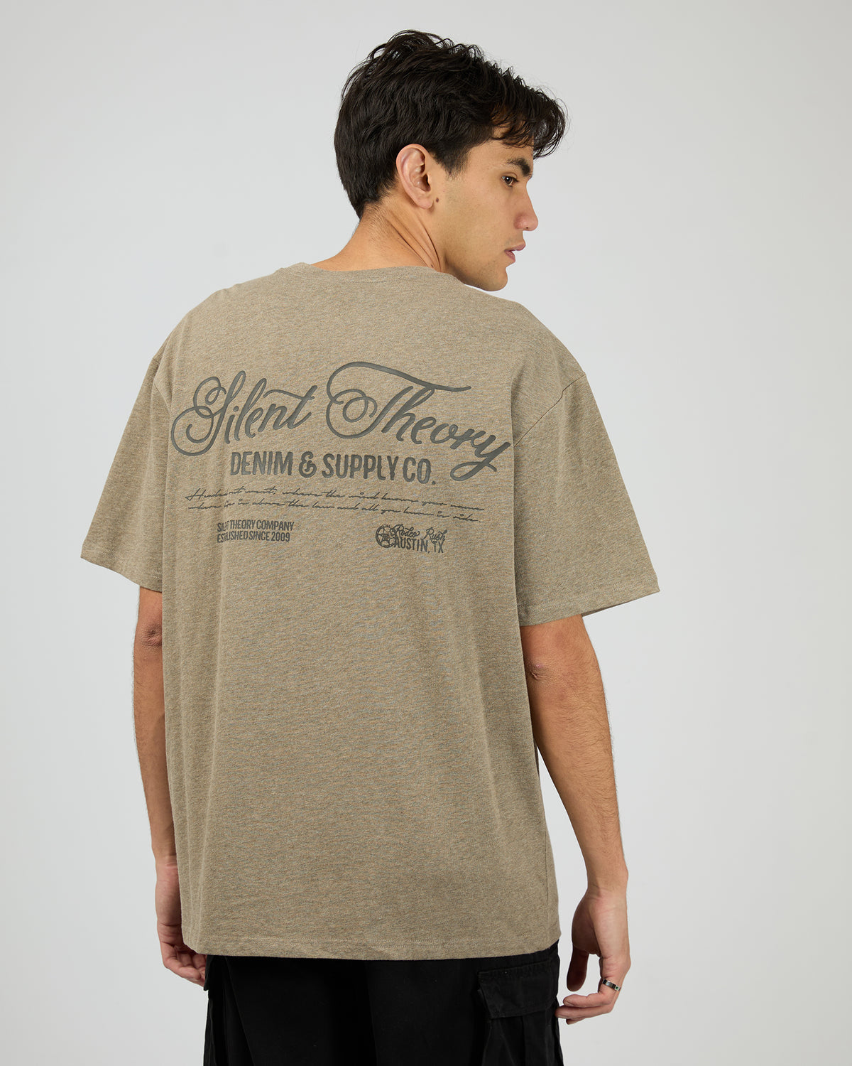 Rider Tee Brown Marle