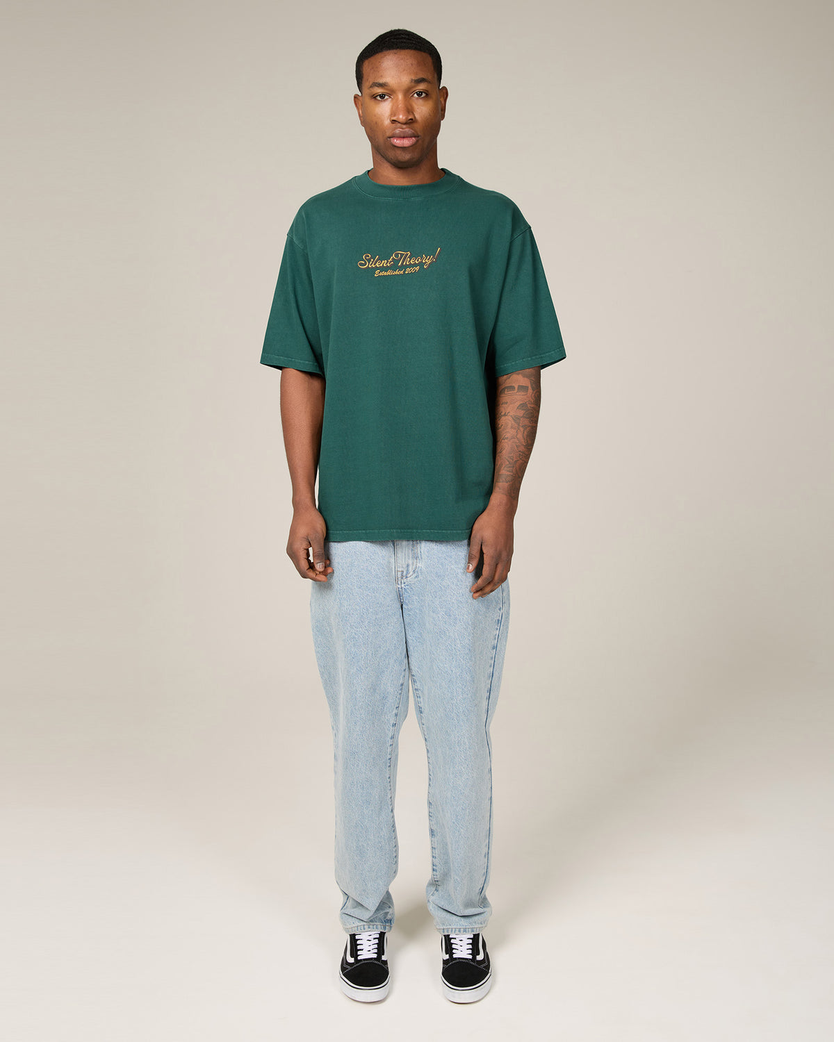 Pull Up A Chair Tee Green