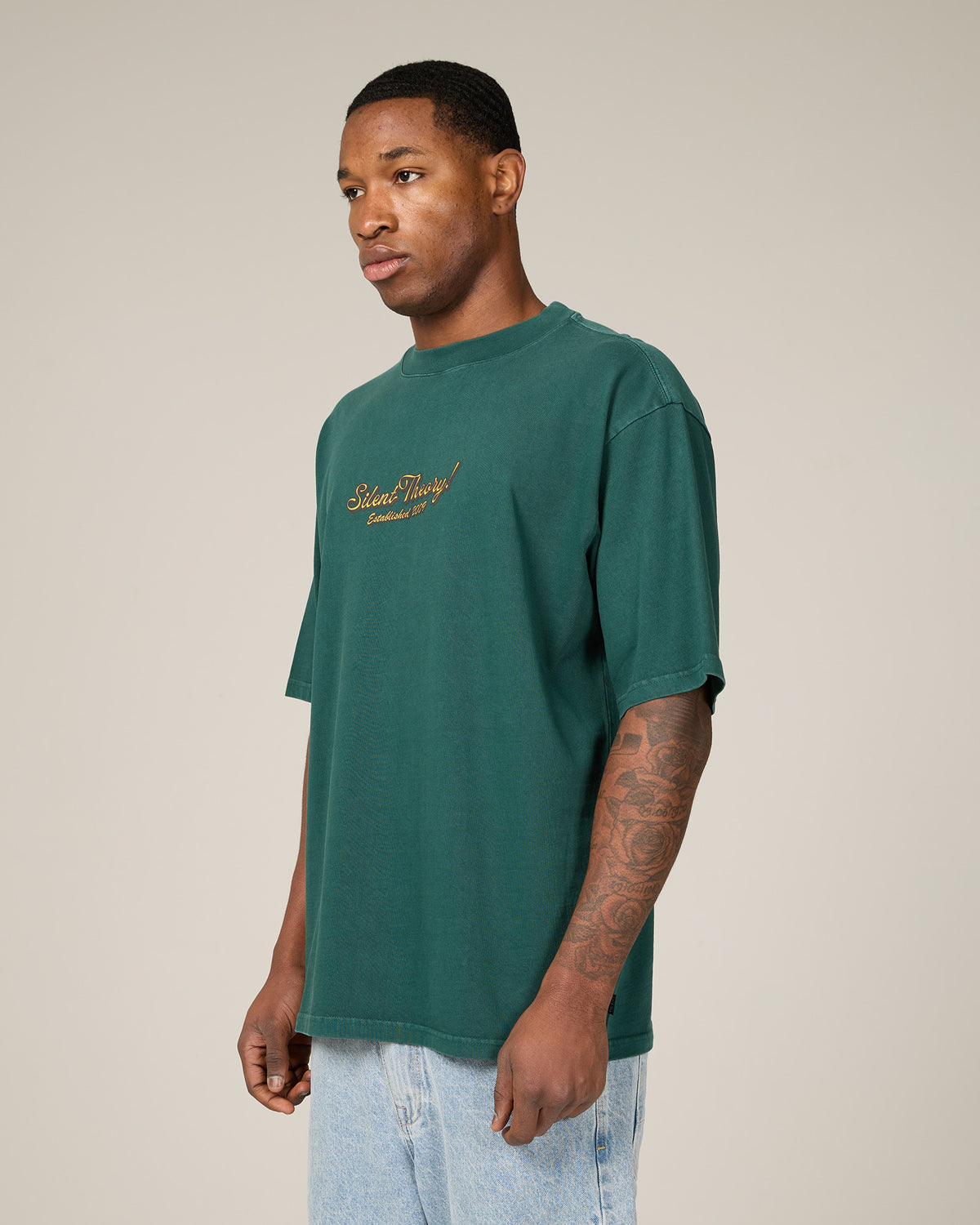 Pull Up A Chair Tee Green
