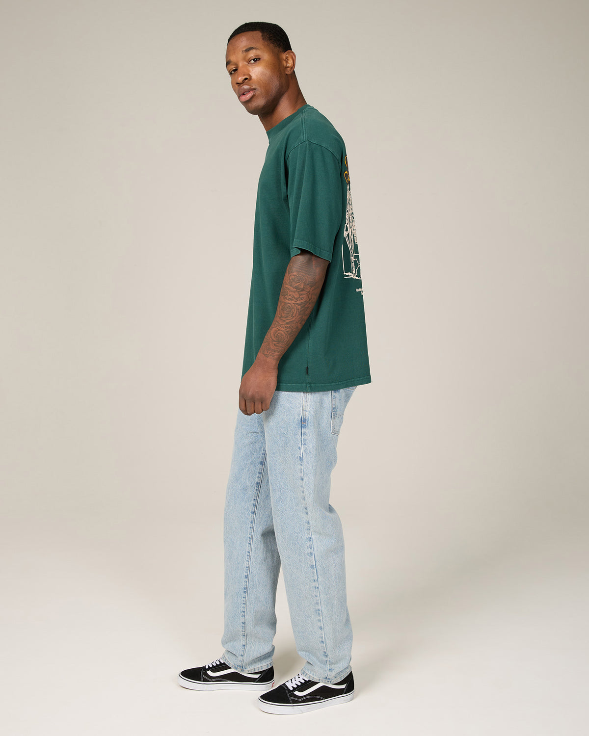 Pull Up A Chair Tee Green